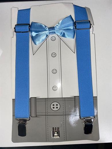 Çocuk Ayarlamalı Askı Ve Papyon Takım Seti