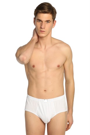 Erkek BEYAZ 6lı Paket Slip