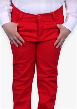 ERKEK ÇOCUK 23 NİSAN 29 EKİM 10 KASIM GÖSTERİ KETEN CEPLİ PANTOLON