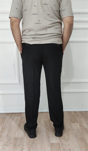 Erkek Klasik Rahat Kalıp Keten Pantolon