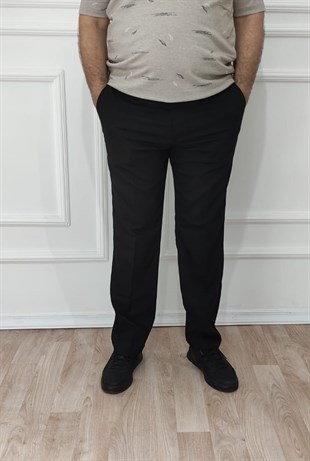 Erkek Klasik Rahat Kalıp Keten Pantolon