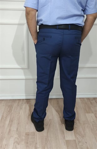 Erkek Klasik Rahat Kalıp Keten Pantolon