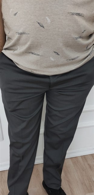 Erkek Klasik Rahat Kalıp Keten Pantolon