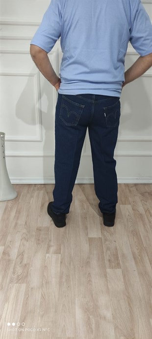ERKEK KLASİK RAHAT KESİM KOT PANTOLON