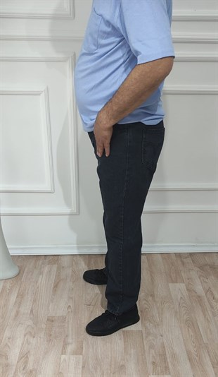 ERKEK KLASİK RAHAT KESİM KOT PANTOLON