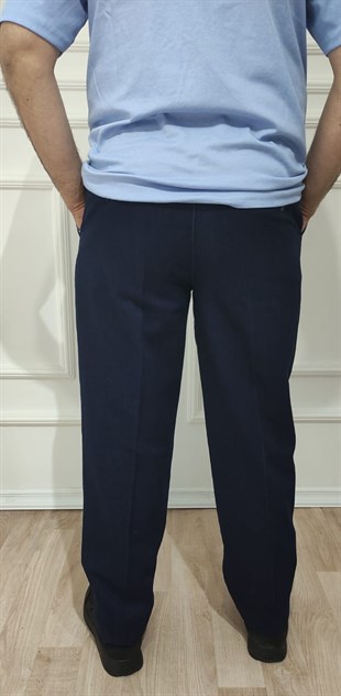 ERKEK KLASİK RAHAT KESİM KOT PANTOLON