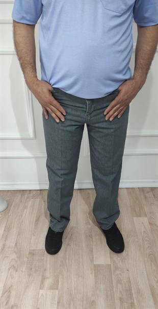ERKEK KLASİK RAHAT KESİM KOT PANTOLON
