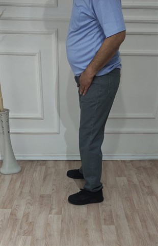 ERKEK KLASİK RAHAT KESİM KOT PANTOLON