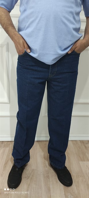 ERKEK KLASİK RAHAT KESİM KOT PANTOLON