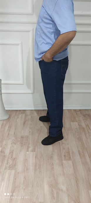 ERKEK KLASİK RAHAT KESİM KOT PANTOLON
