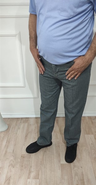 ERKEK KLASİK RAHAT KESİM KOT PANTOLON