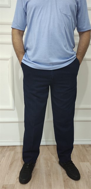 ERKEK KLASİK RAHAT KESİM KOT PANTOLON