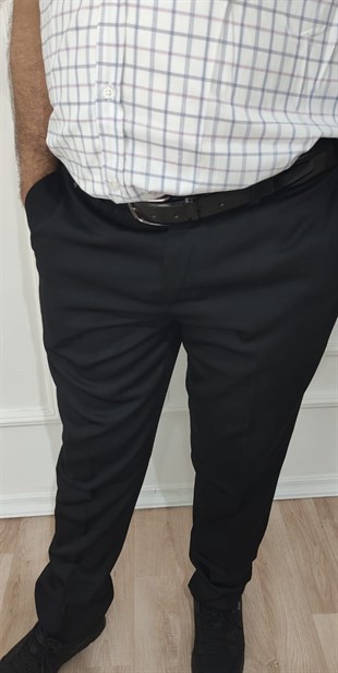 Erkek Klasik Rahat Kesim Kumaş Pantolon