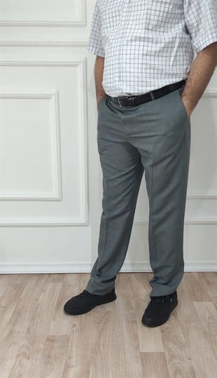 Erkek Klasik Rahat Kesim Kumaş Pantolon