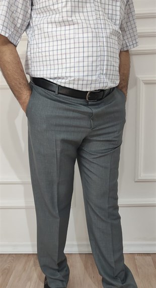 Erkek Klasik Rahat Kesim Kumaş Pantolon