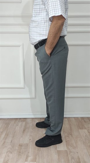 Erkek Klasik Rahat Kesim Kumaş Pantolon