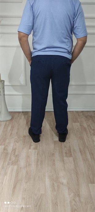 ERKEK KOYU MAVİ KLASİK KOT PANTOLON