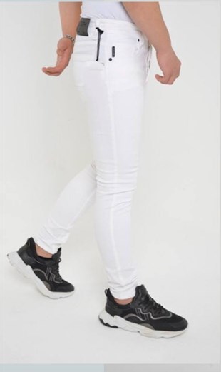 ERKEK SLİM FİT LİKRALI JEAN PANTOLON