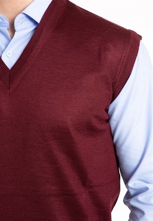 ERKEK V YAKA İNCE TRİKO SÜVETER