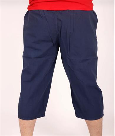 Erkek Yumuşak Ham Bez Lastikli Yüksek Bel Rahat Kalıp  Natural Kapri