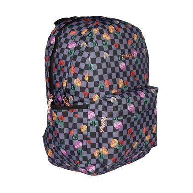 Kadın Desenli Çok Gözlü Desenli Günlük Model Kullanışlı Sırt Çantası