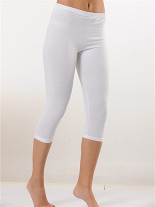 KADIN DİZ ALTI PAMUKLU İNCE TAYT