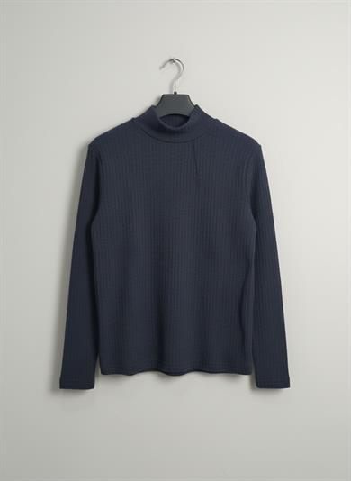 Kız ve Erkek Çocuk Pembe Fitilli Yarım Balıkçı Yaka Uzun Kollu Body İçlik