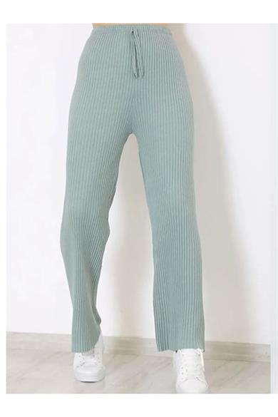 Likralı Bol Paça Rahat Kadın Pijama Altı Tek Alt