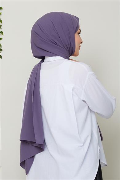 Medine İpeği Lila Şal 