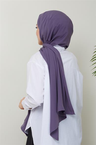 Medine İpeği Lila Şal 
