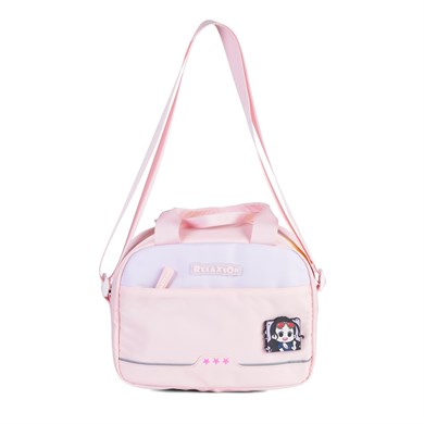 Relaxion 1814 Pembe Kız Çocuk 3lü İlkokul Çanta Seti Ortopedik & Geniş İç Hacim Su Geçirmez