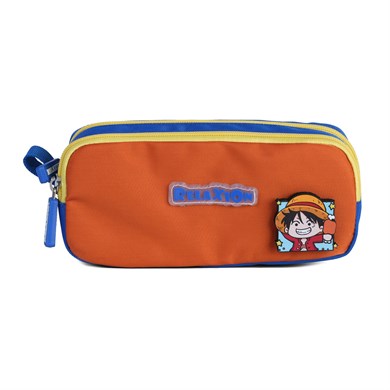 Relaxion 1814 Turuncu Erkek Çocuk 3lü İlkokul Çanta Seti Ortopedik & Geniş İç Hacim Su Geçirmez