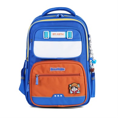 Relaxion 1814 Turuncu Erkek Çocuk 3lü İlkokul Çanta Seti Ortopedik & Geniş İç Hacim Su Geçirmez