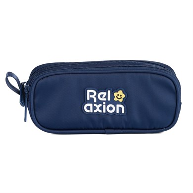 Relaxion 1816 3lü İlkokul Çanta Seti Lacivert - Fanus Aksesuarlı, Ortopedik Sırt Destekli Okul Çantası, Beslenme Çantası ve Kalemlik