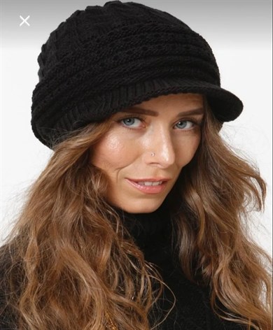 SİPERLİ ASTARLI TRİKO ÖRGÜ BERE