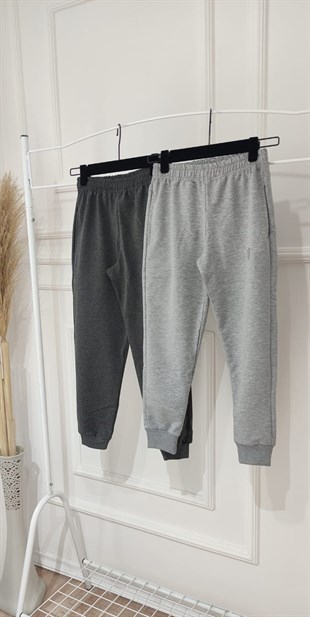 UNISEX ÇOCUK 2Lİ LASTİKLİ PAÇA EŞOFMAN ALTI