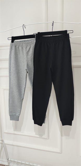 UNISEX ÇOCUK 2Lİ LASTİKLİ PAÇA EŞOFMAN ALTI