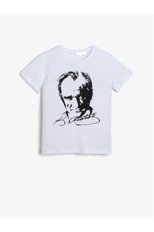 Unisex Cocuk Atatürk Baskılı Tişört