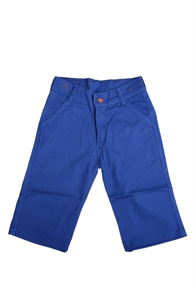 UNİSEX COCUK BELİ LASTİKLİ RAHAT KALIP ŞORT KAPRİ