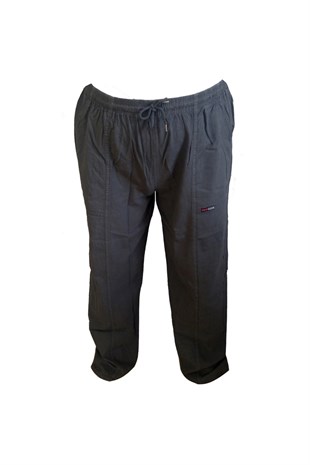 UNISEX HAM BEZ YAZLIK RAHAT KETEN PANTOLON