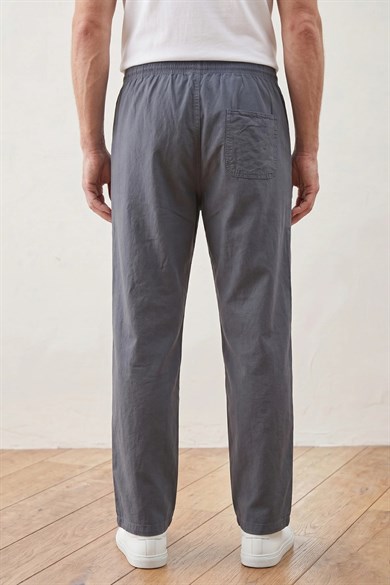 UNISEX HAM BEZ YAZLIK RAHAT KETEN PANTOLON