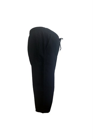 UNISEX KETEN KUMAŞ HAM BEZ YAZLIK RAHAT BERMUDA KAPRİ