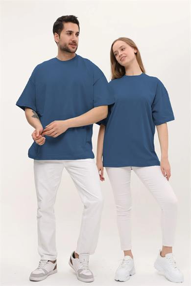 Unisex Kısa Kol Basic 14 Şubat Sevgililer Günü Çift Kombin Tişört (2 Adet)