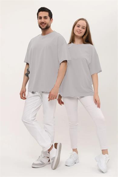 Unisex Kısa Kol Basic 14 Şubat Sevgililer Günü Çift Kombin Tişört (2 Adet)