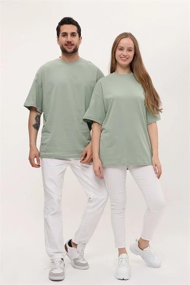 Unisex Kısa Kol Basic 14 Şubat Sevgililer Günü Çift Kombin Tişört (2 Adet)