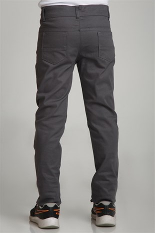 UNISEX SPOR MODEL GRİ CANVAS PANTOLON