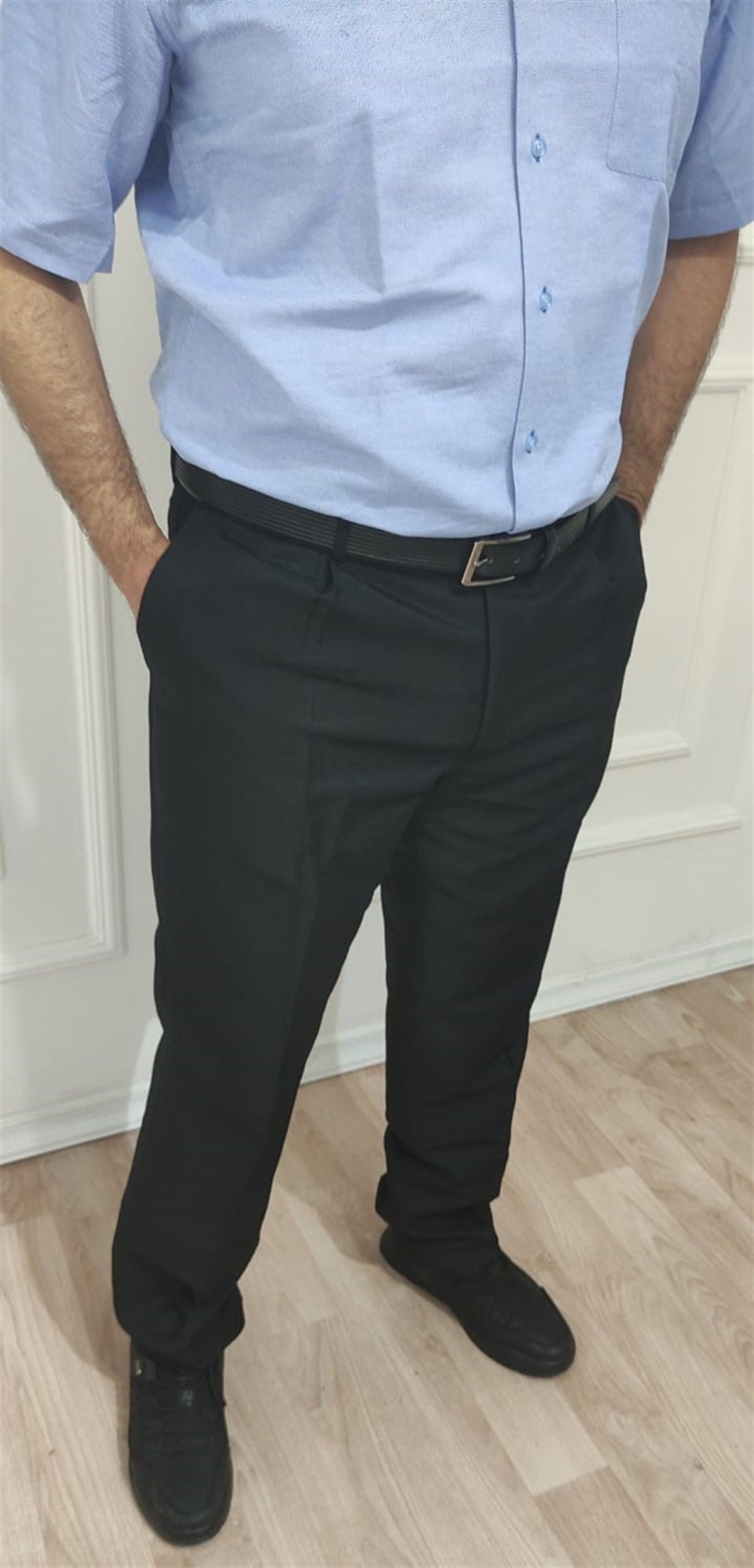 Erkek Klasik Kesim Pileli Kumaş Pantolon | Nacar Çarşı