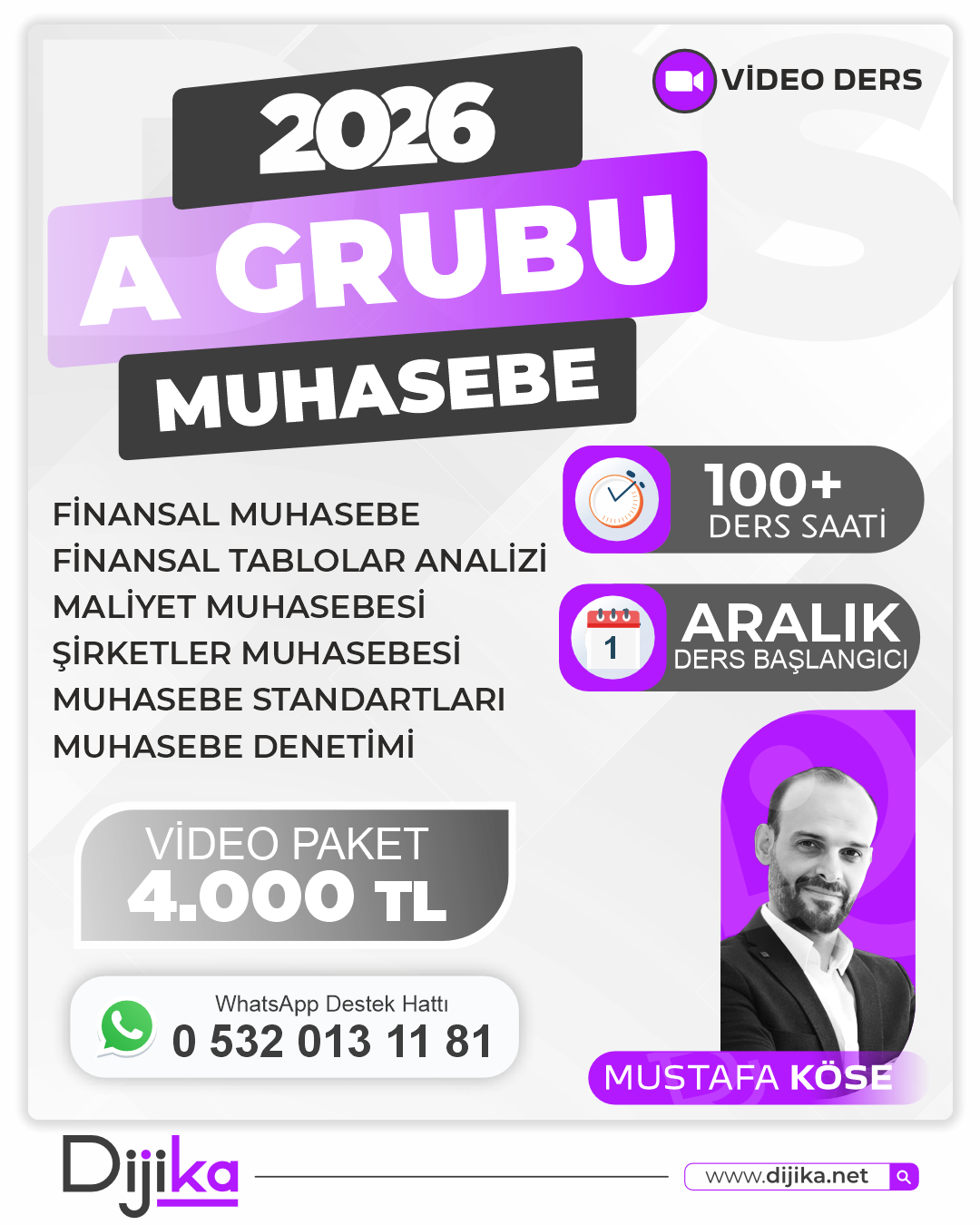 2026 A GRUBU MUHASEBE | VİDEO DERS