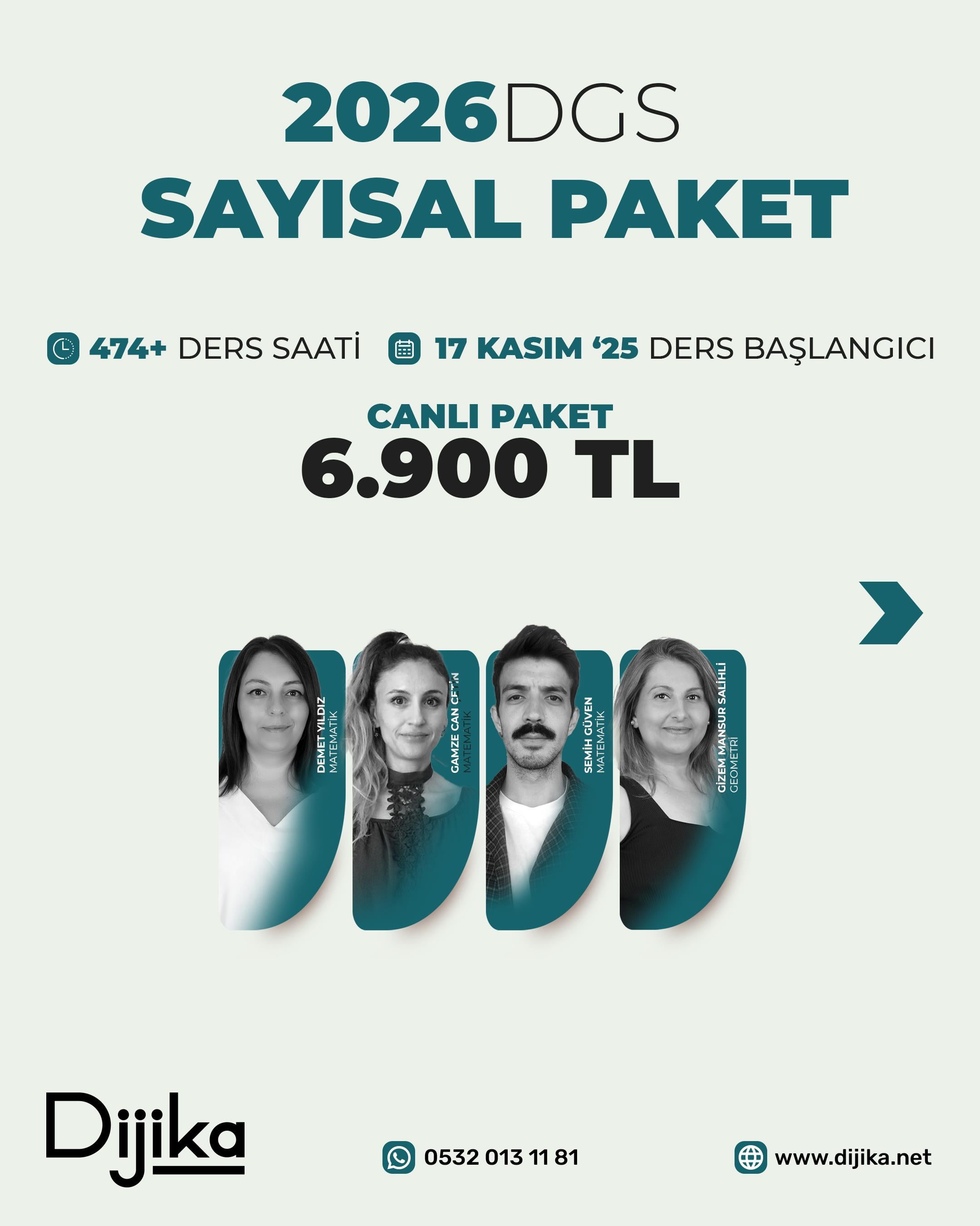 2026 DGS SAYISAL- CANLI
