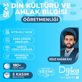 2025 DİN KÜLTÜRÜ VE AHLAK BİLGİSİ ÖĞRETMENLİĞİ ÖABT | VİDEO DERS
